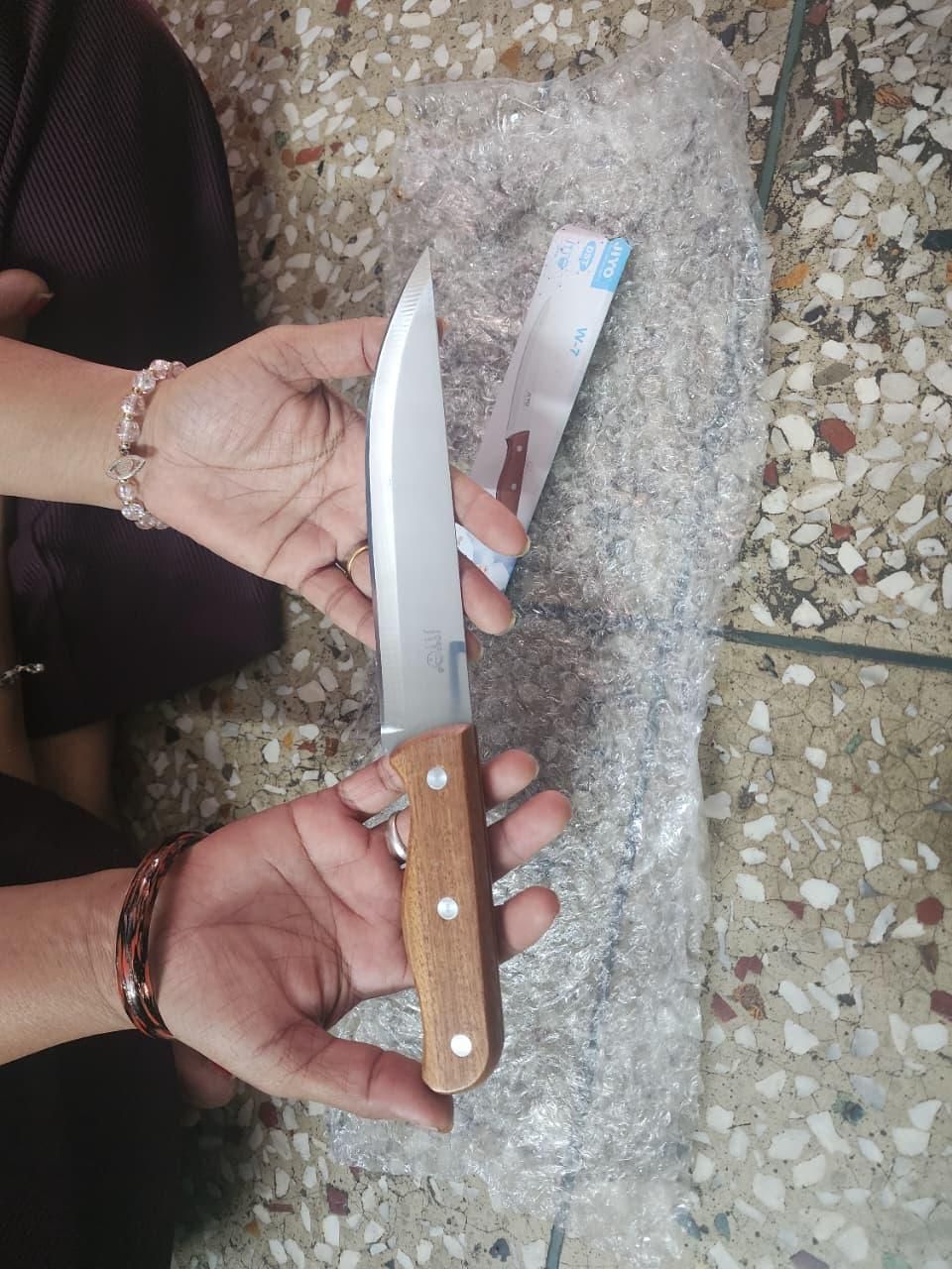 Chef Knife Rosewood Handle Stainless Steel Kitchen Knife